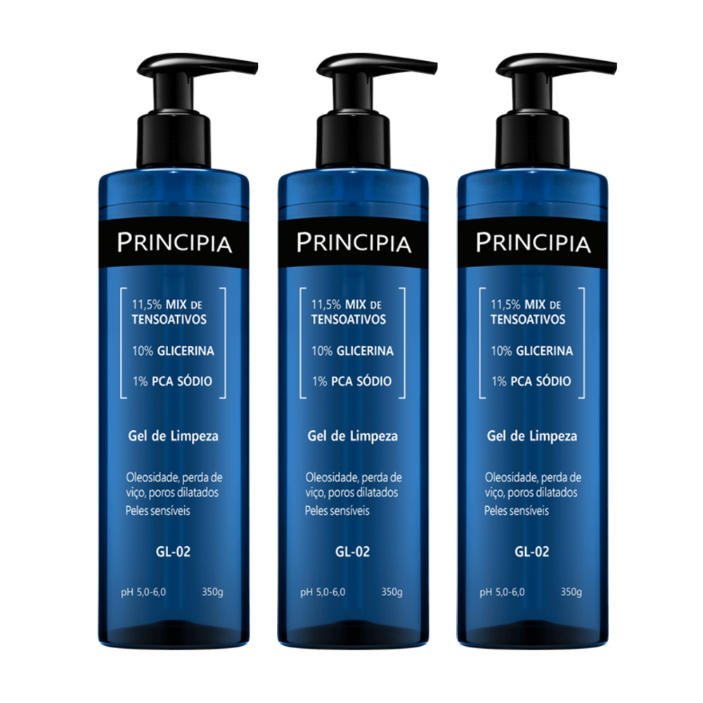Gel De Limpeza Facial Principia Suave Gl-02 Com 350ml - Imagem 3