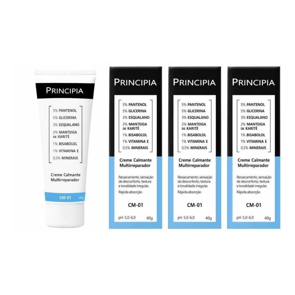 Creme Principia Calmante Cm-01 Multirreparador 40g - Imagem 3